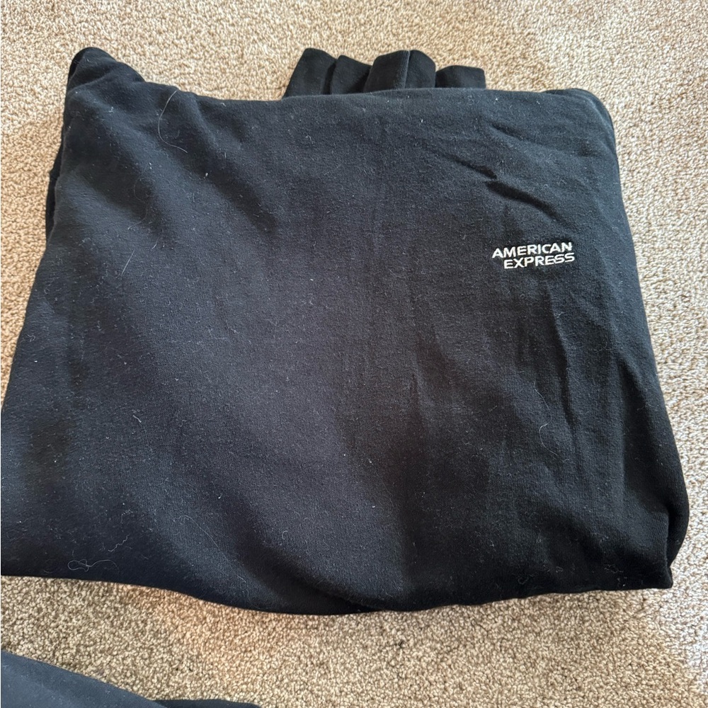 American Express black hoodie